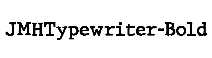 JMHTypewriter-Bold  baixar fontes gratis