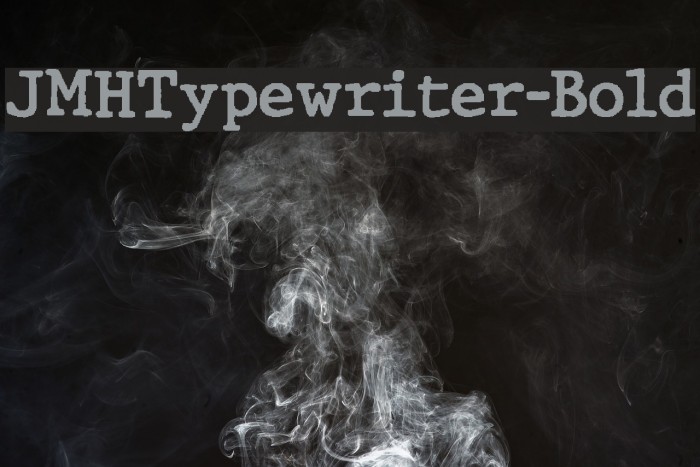 JMHTypewriter-Bold Example 3