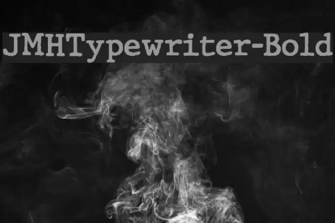 JMHTypewriter-Bold Font examples
