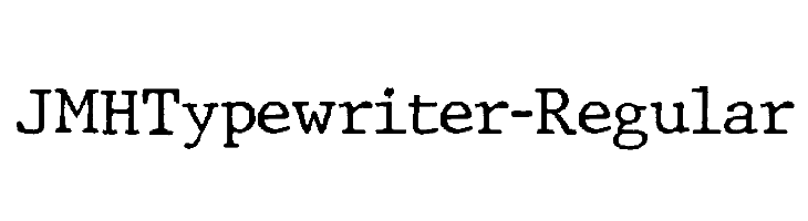 JMHTypewriter-Regular  baixar fontes gratis