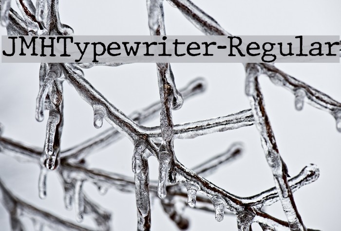 JMHTypewriter-Regular Example 1