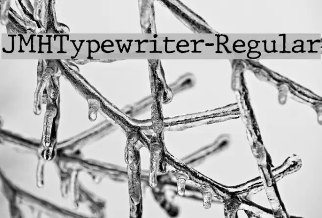JMHTypewriter-Regular Font examples