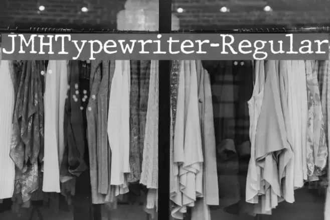 JMHTypewriter-Regular Font examples