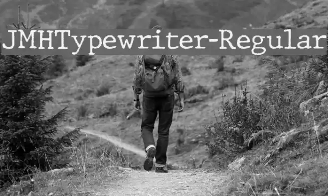 JMHTypewriter-Regular Font examples