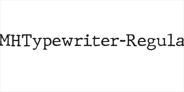 JMHTypewriter-Regular Logo