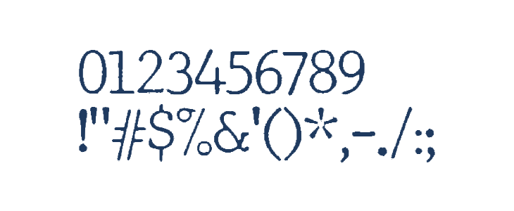 JMHTypewriter-Thin Other Characters