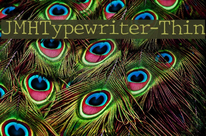 JMHTypewriter-Thin Example 1