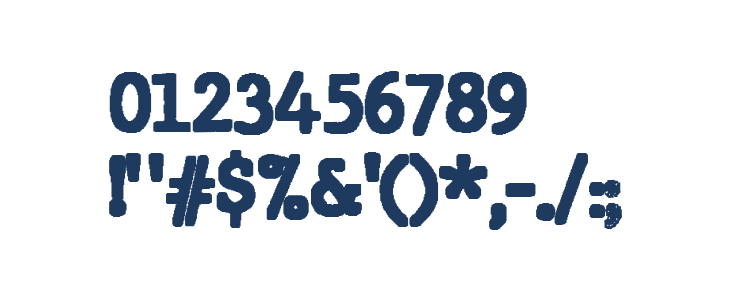 JMHTypewriterBlack-Regular Other Characters