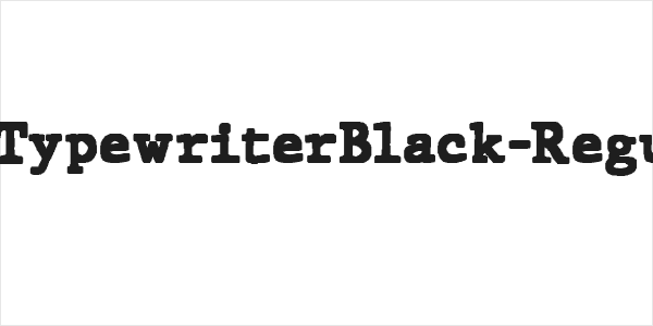 JMHTypewriterBlack-Regular Logo