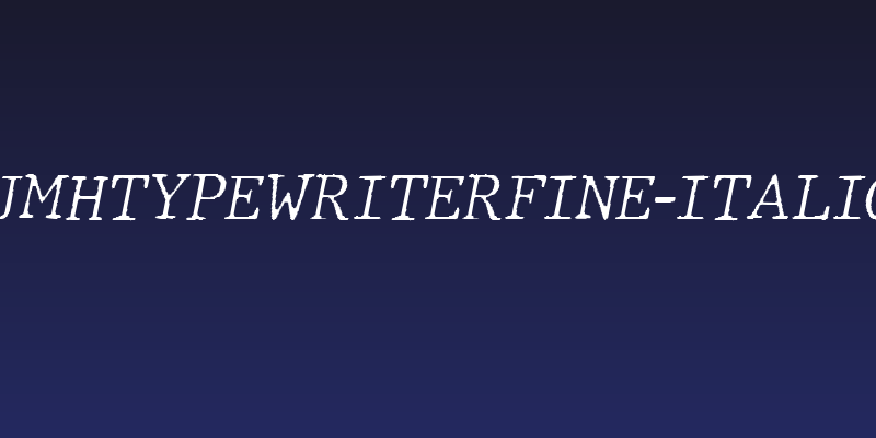 JMHTypewriterFine-Italic Social Header