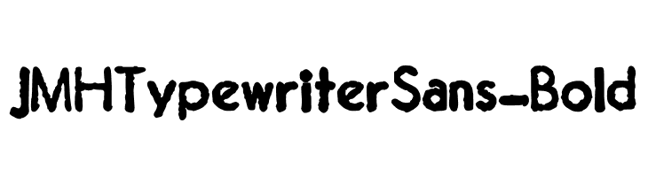JMHTypewriterSans-Bold  Descarca Fonturi Gratis