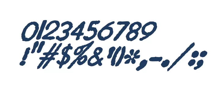 JMHTypewriterSans-BoldItalic Font OTHER CHARS