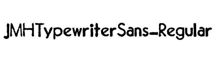 JMHTypewriterSans-Regular  Descarca Fonturi Gratis