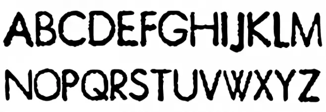 JMHTypewriterSans-Regular 字体 大写