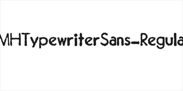 JMHTypewriterSans-Regular Logo