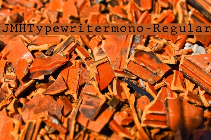 JMHTypewritermono-Regular Font examples