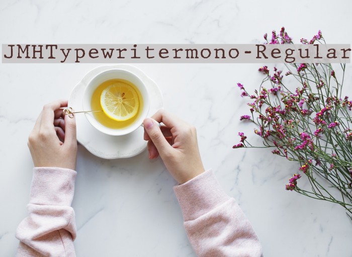 JMHTypewritermono-Regular Font examples