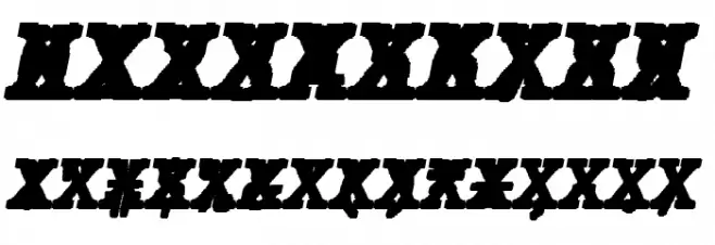 JMHTypewritermonoBlackCross-Ita Schriftart Anderer Schreiben