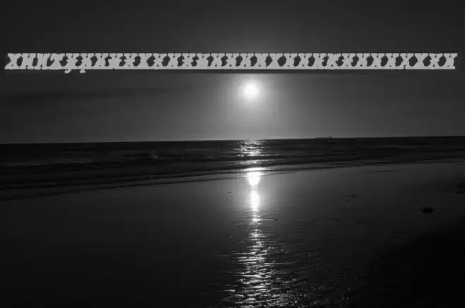 JMHTypewritermonoBlackCross-Ita Schriftart examples