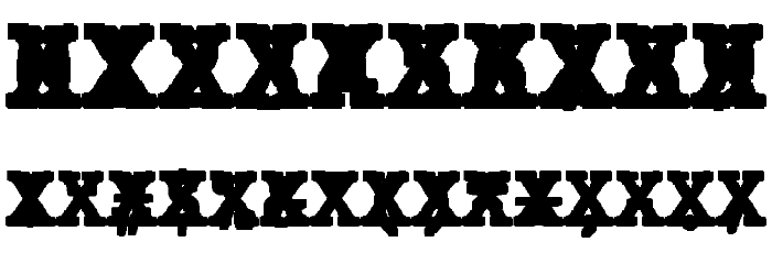 JMHTypewritermonoBlackCross-Reg Font OTHER CHARS
