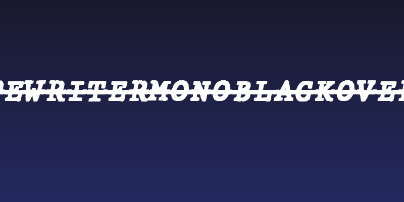 JMHTypewritermonoBlackOver-Ital Social Header