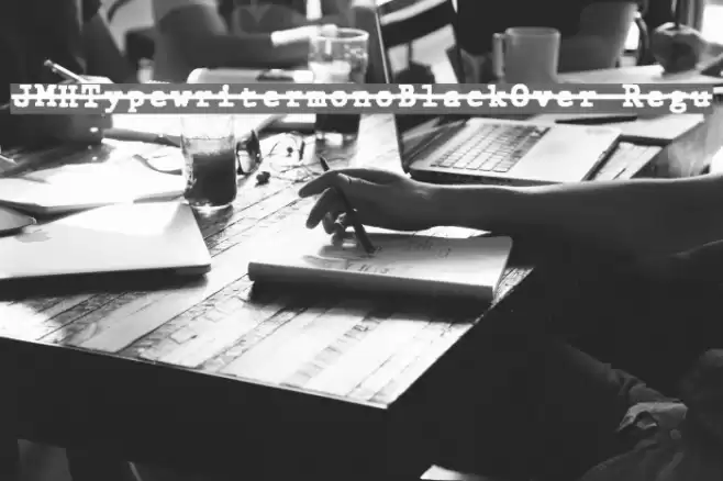 JMHTypewritermonoBlackOver-Regu Font examples