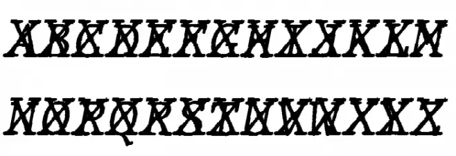 JMHTypewritermonoCross-Italic 字体 大写