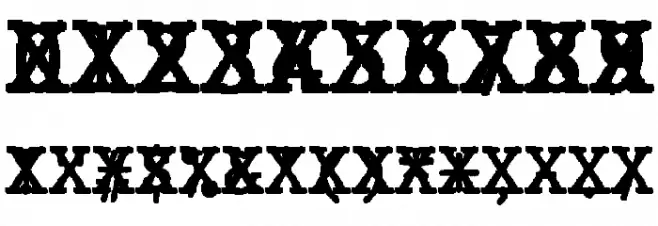 JMHTypewritermonoCross-Regular Font OTHER CHARS