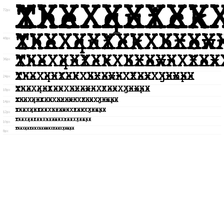 JMHTypewritermonoCross-Regular Waterfall