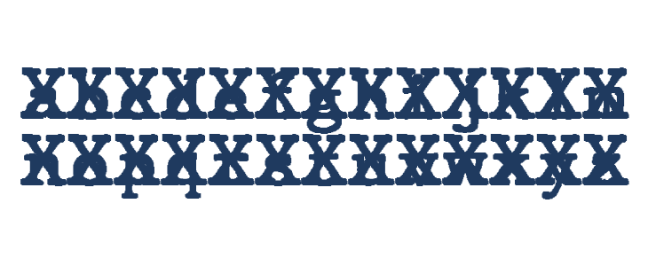 JMHTypewritermonoCross-Regular Lowercase
