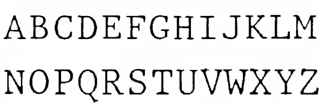 JMHTypewritermonoFine-Regular خط أحرف كبيرة