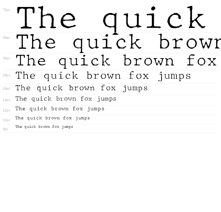 JMHTypewritermonoFine-Regular Waterfall