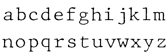 JMHTypewritermonoFine-Regular Fuentes MINÚSCULAS