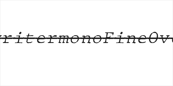JMHTypewritermonoFineOver-Itali Logo