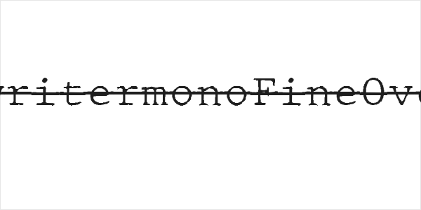 JMHTypewritermonoFineOver-Regul Logo