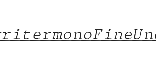 JMHTypewritermonoFineUnder-Ital Logo