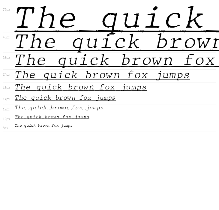 JMHTypewritermonoFineUnder-Ital Waterfall