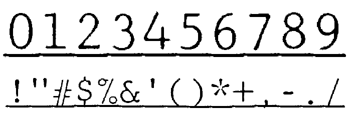 JMHTypewritermonoFineUnder-Regu Font OTHER CHARS