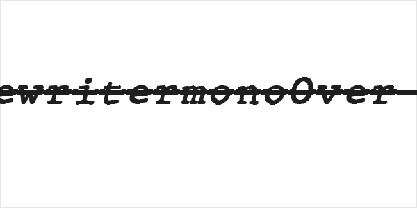 JMHTypewritermonoOver-Italic Logo