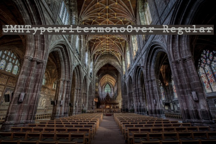 JMHTypewritermonoOver-Regular Example 1