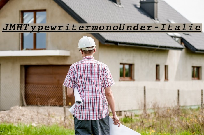 JMHTypewritermonoUnder-Italic Font examples