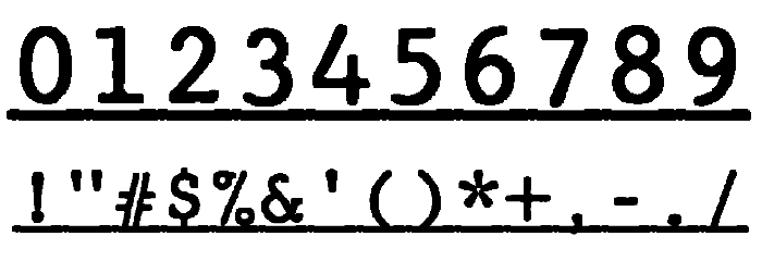 JMHTypewritermonoUnder-Regular Font OTHER CHARS
