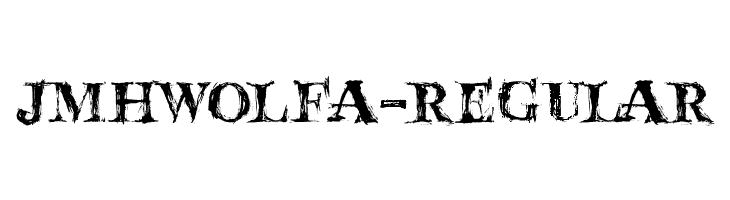 JMHWolfa-Regular フォント