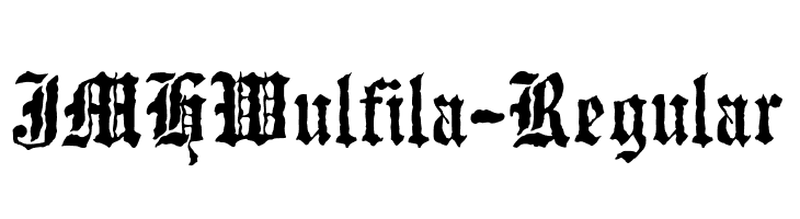 JMHWulfila-Regular फ़ॉन्ट