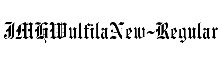 JMHWulfilaNew-Regular  Free Fonts Download