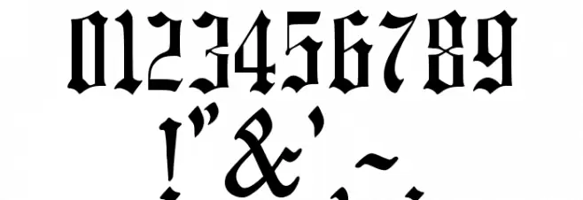 JMHWulfilaNew-Regular Font OTHER CHARS