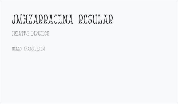 JMHZarracena-Regular Business Card