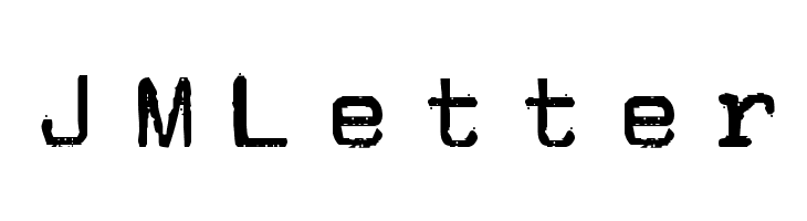 JMLetter  フリーフォントのダウンロード