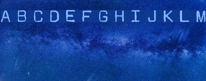 JMLetter Font examples