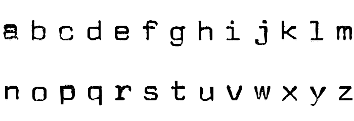 JMLetter Font LOWERCASE